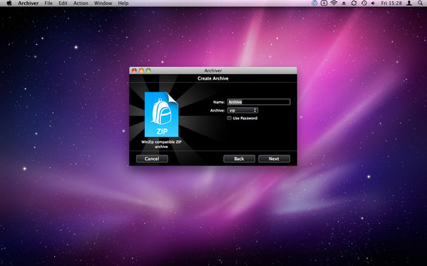 Archiver for mac