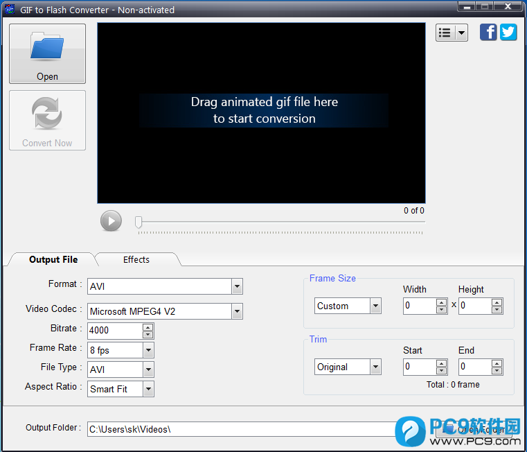 Program4Pc GIF to Flash Converter